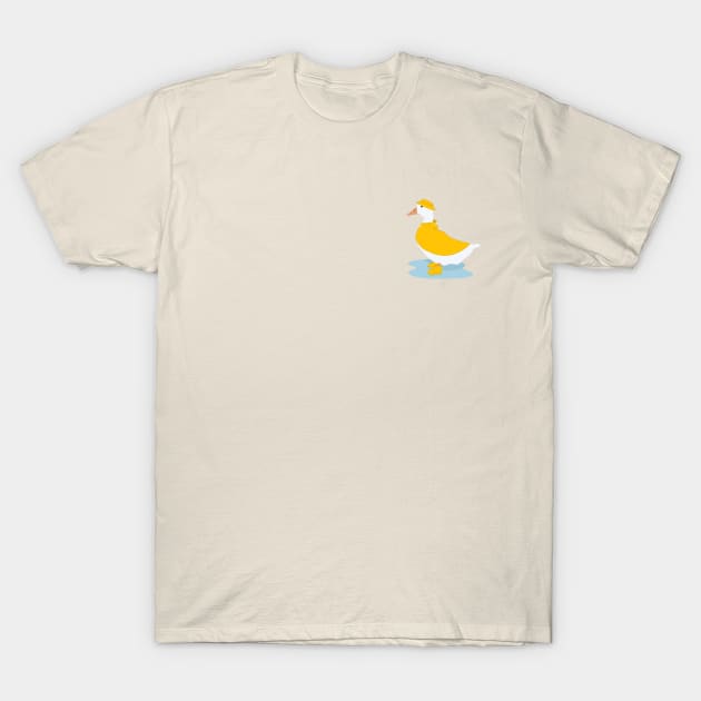 Pretty white duck in raincoat T-Shirt by Earl Grey